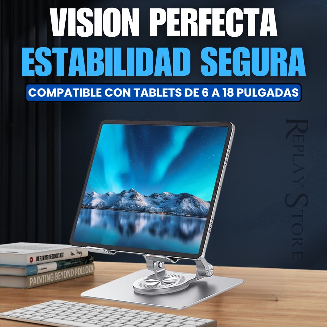 SOPORTE METALICO PARA TABLET 360 | CALIDAD PREMIUN