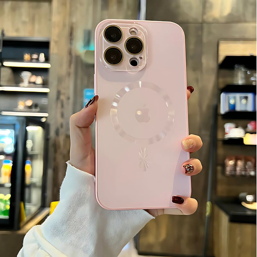 Case de Lujo (Exclusivo) para iPhone con protector de Cámara de vidrio