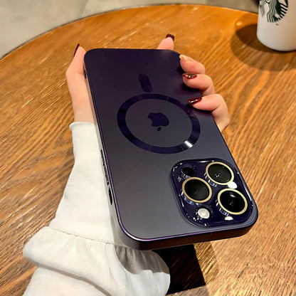 Case de Lujo (Exclusivo) para iPhone con protector de Cámara de vidrio