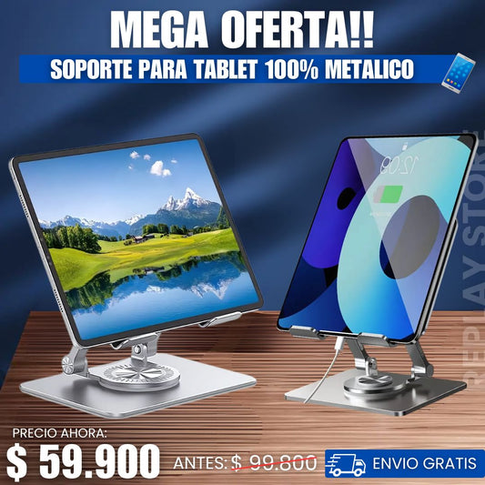 SOPORTE METALICO PARA TABLET 360 | CALIDAD PREMIUN